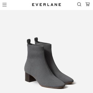 Everlane Gray ReKnit Glove Boot Sz 7